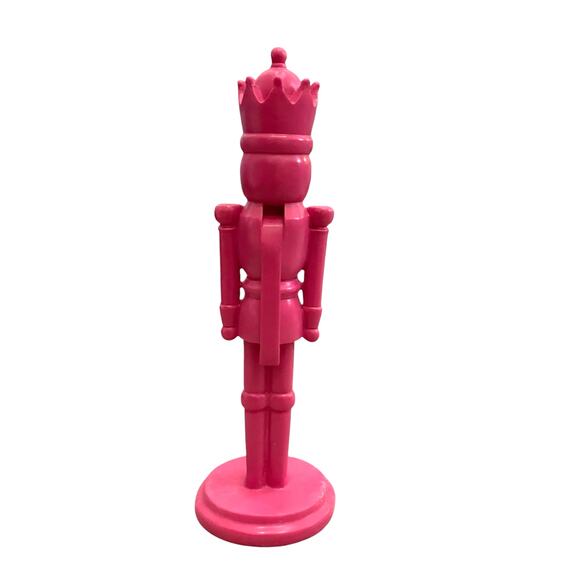 Sugarplum Dreams Christmas Nutcracker 14.5in Hot Pink Holiday Glam NEW - Picture 5 of 10